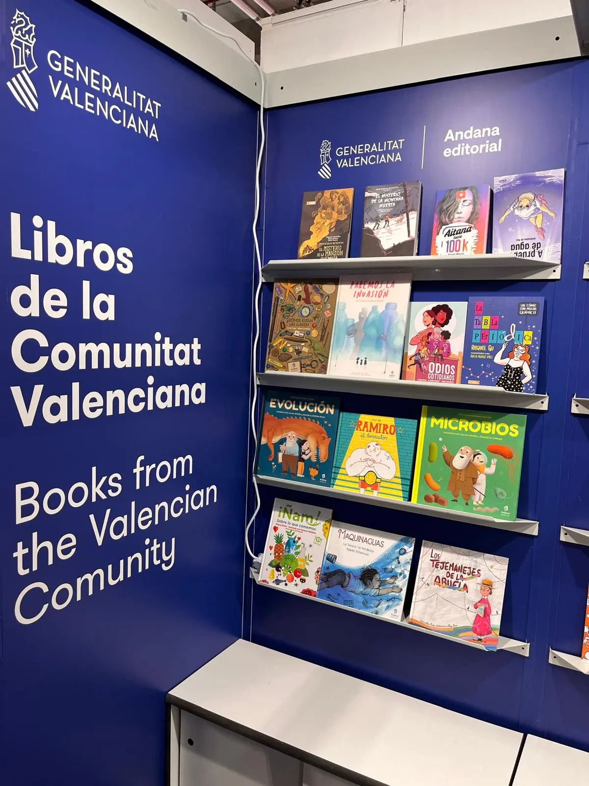 Andana Editorial en la Feria del Libro de Frankfurt negociando con editoriales internacionales